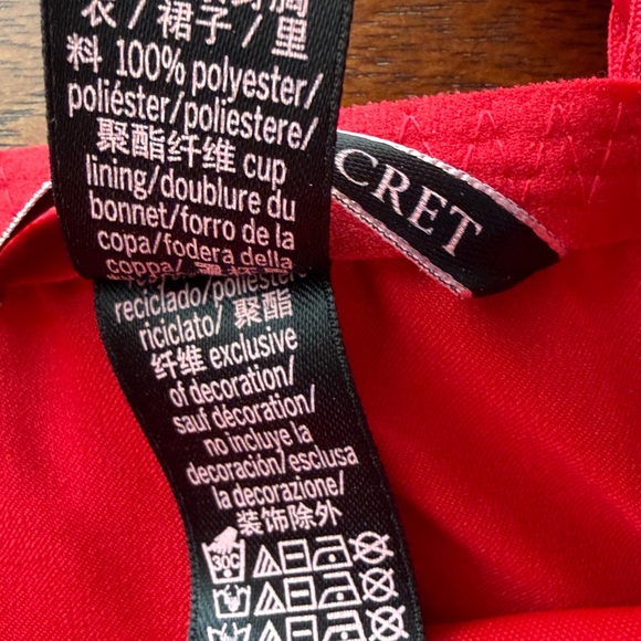 Victorias Secret Lipstick Red Bow Topped Bustier Slip Mini Dress XL - Picture 6 of 6